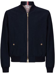 Thom Browne бомбер с полосками RWB