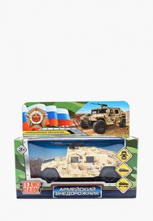 Игрушка интерактивная Технопарк «Армейский внедорожник», 12 см