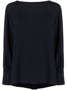 Seventy блузка с вырезом-лодочкой
