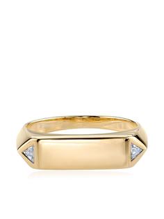 Lizzie Mandler Fine Jewelry кольцо из желтого золота с бриллиантами