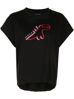 SPORT b. by agnès b. футболка Dino с вышитым логотипом