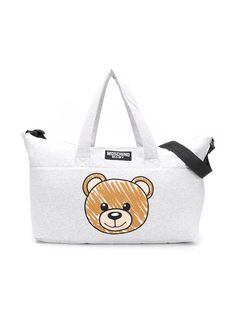 Moschino Kids сумка для переодевания с принтом