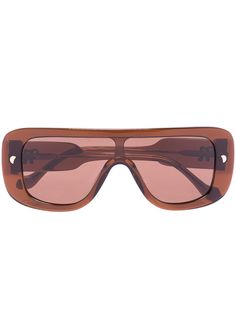 Nanushka солнцезащитные очки Monsino в квадратной оправе