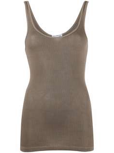James Perse топ без рукавов с U-образным вырезом