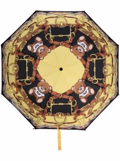 Moschino зонт с принтом Teddy