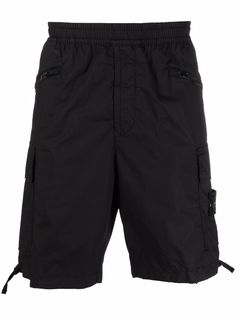 Stone Island шорты с нашивкой-логотипом