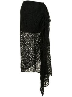 Bambah юбка с оборками и цветочным кружевом