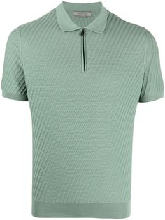 Corneliani рубашка поло в рубчик