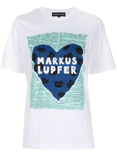 Markus Lupfer футболка с логотипом и принтом
