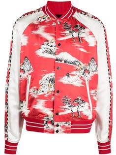 AMIRI бомбер Hawaiin