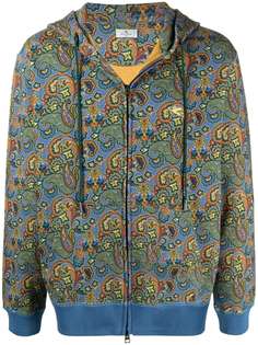 Etro худи с узором пейсли и вышивкой