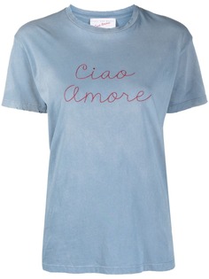 Giada Benincasa футболка с вышивкой Ciao Amore