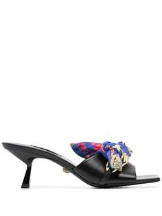 Versace мюли с декоративным платком