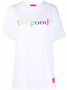 IRENEISGOOD футболка оверсайз с надписью