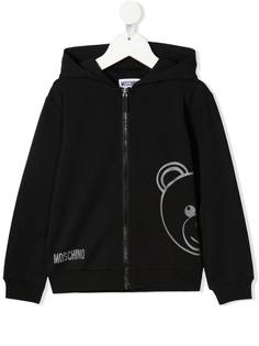 Moschino Kids худи Teddy Bear на молнии