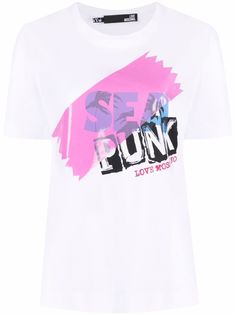 Love Moschino футболка с принтом Sea Punk