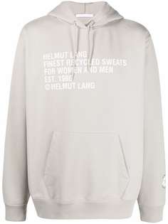 Helmut Lang худи с кулиской и логотипом
