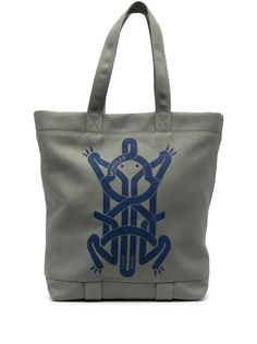 Moncler Genius x Craig Green сумка-тоут с графичным принтом из коллаборации с Moncler