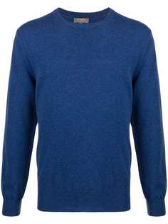 N.Peal кашемировый джемпер с круглым вырезом