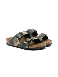 Birkenstock Kids сандалии Arizona с камуфляжным принтом