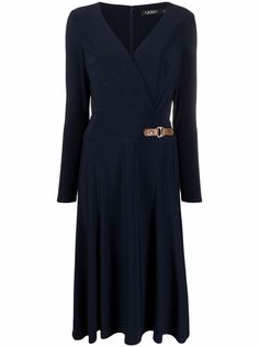 Lauren Ralph Lauren платье с пряжкой и складками
