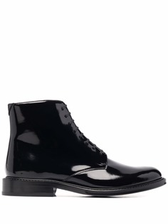 Saint Laurent ботинки на шнуровке