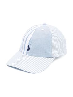 Ralph Lauren Kids кепка Polo Pony в полоску