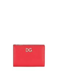Dolce & Gabbana маленький кошелек из кожи Dauphine со стразами