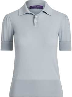 Ralph Lauren Collection рубашка поло с отделкой в рубчик