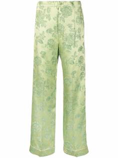COOL T.M расклешенные брюки с цветочным принтом