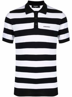 Dsquared2 полосатая рубашка поло