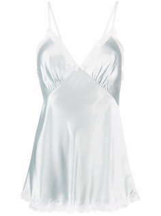 COOL T.M топ с кружевной отделкой