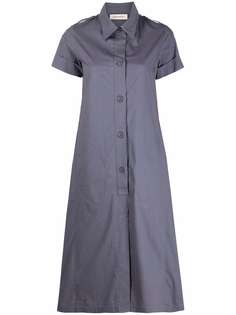 Gentry Portofino платье-рубашка с короткими рукавами
