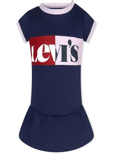 Levis Kids платье-футболка с логотипом