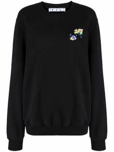 Off-White футболка с принтом Floral Arrows