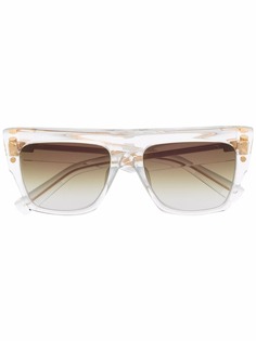 Balmain Eyewear солнцезащитные очки Bi в квадратной оправе