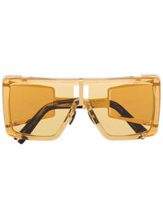 Balmain Eyewear солнцезащитные очки в квадратной оправе