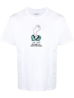 Carhartt WIP футболка с надписью