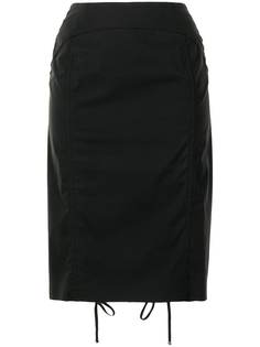 Louis Vuitton юбка миди pre-owned с кулиской