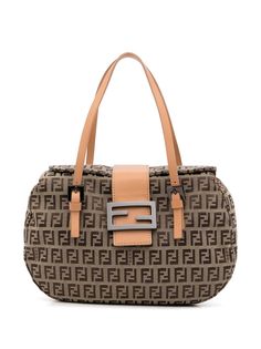 Fendi Pre-Owned сумка-тоут с узором Zucchino