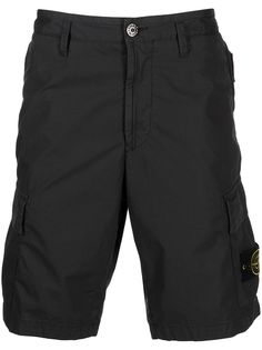 Stone Island шорты с нашивкой-логотипом