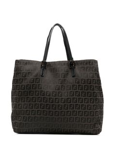 Fendi Pre-Owned сумка-тоут 2000-х годов с узором Zucca
