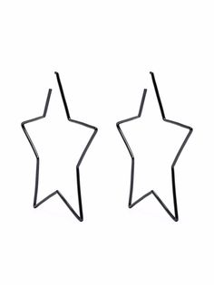 Isabel Marant серьги-кольца в форме звезд