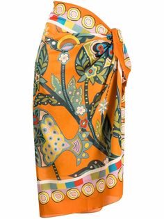 La Doublej пляжная юбка с цветочным принтом