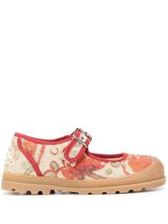 Vivienne Westwood туфли с цветочным принтом