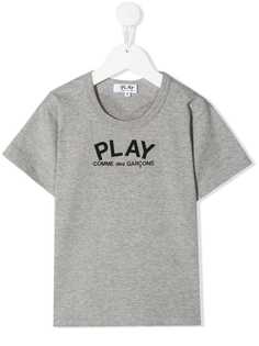 Comme Des Garçons Play Kids футболка с логотипом