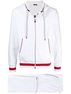 Kiton спортивный костюм с контрастной окантовкой