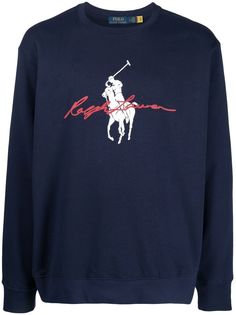 Polo Ralph Lauren флисовая толстовка с принтом Big Pony