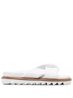 Studio Amelia шлепанцы с перекрестными ремешками