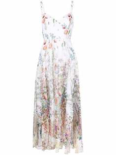 Charo Ruiz Ibiza расклешенное платье макси с цветочным узором
